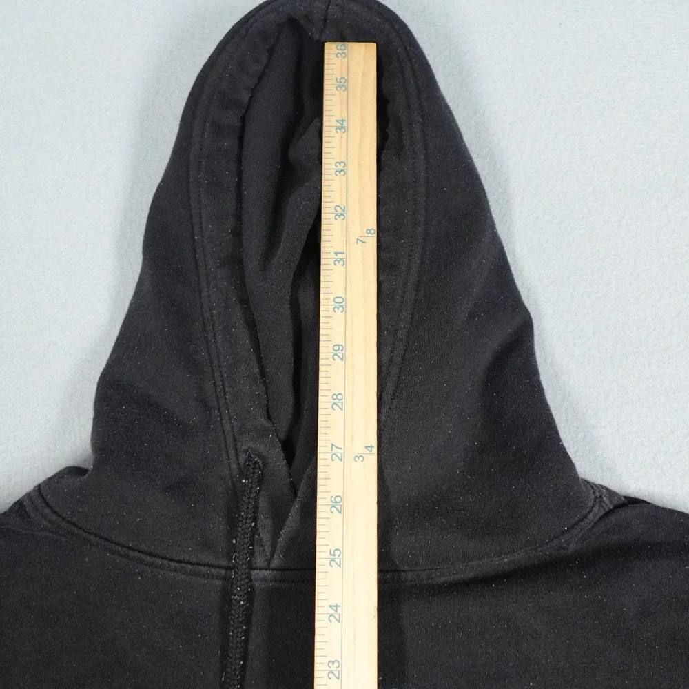 The North Face Hoodie Mens L Black Bear Graphic Pullover Outdoor Casual Fleece